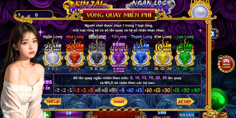 Mẹo chơi game kho tàng Ngũ long hiệu quả cho mọi người trải nghiệm