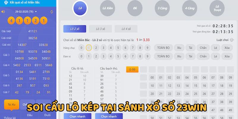 Soi cầu lô đề tại 23WIN uy tín